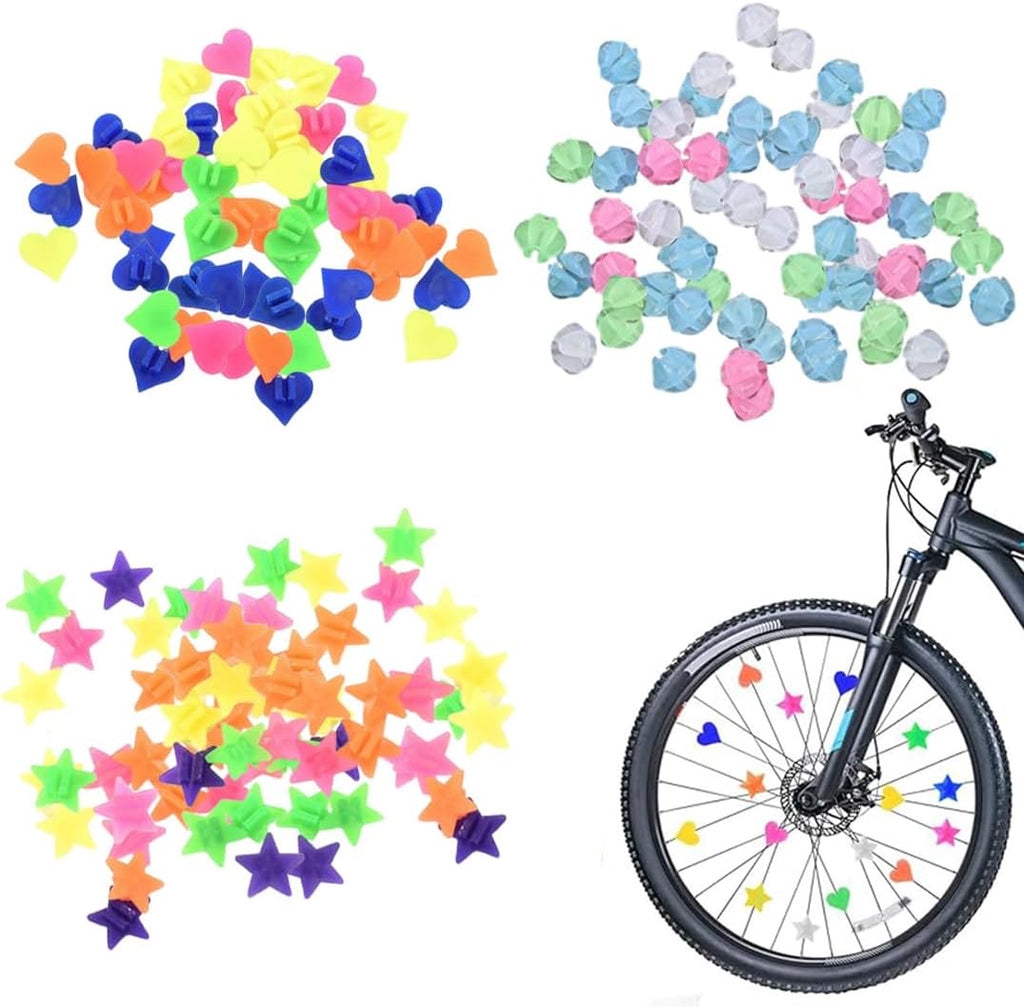 108 Pièces De Rayons De Vélo Colorés Pour Les Filles Et Les Garçons Perles De Rayons