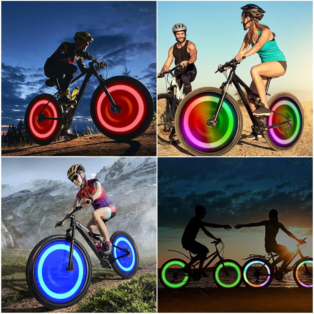 flintronic Feux de Roue de Vélo, Bike LED Roue Lumières